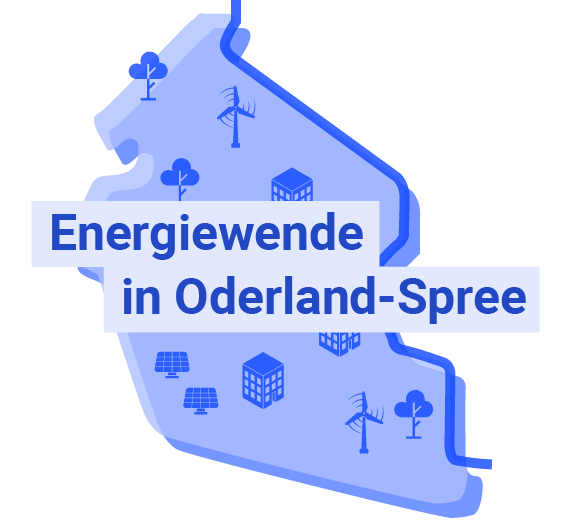 Illustrative Ansicht der Region Oderland-Spree